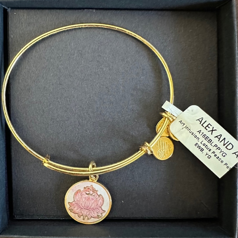 Alex and Ani Lotus Bangle